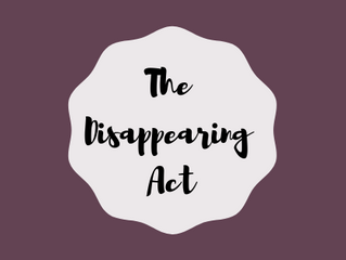 The Disappearing Act