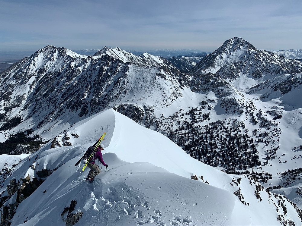 backcountry ski in spanish peaks