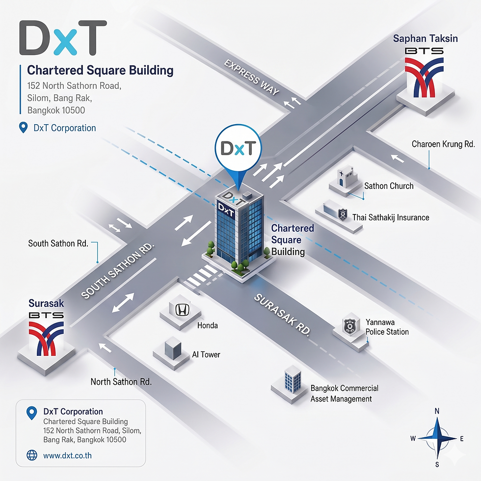 DxT Corporation Location Map in Bangkok