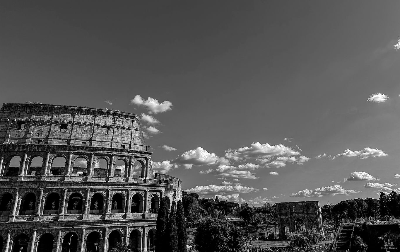Rome Diaries - #9119 - Black and White
