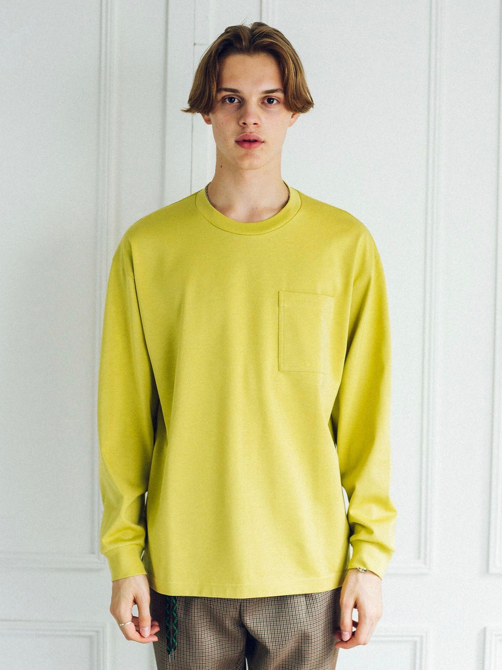 サムネイル： Graphical Crewneck Long T-Shirt