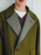 サムネイル： Accent Lapel Swing Coat