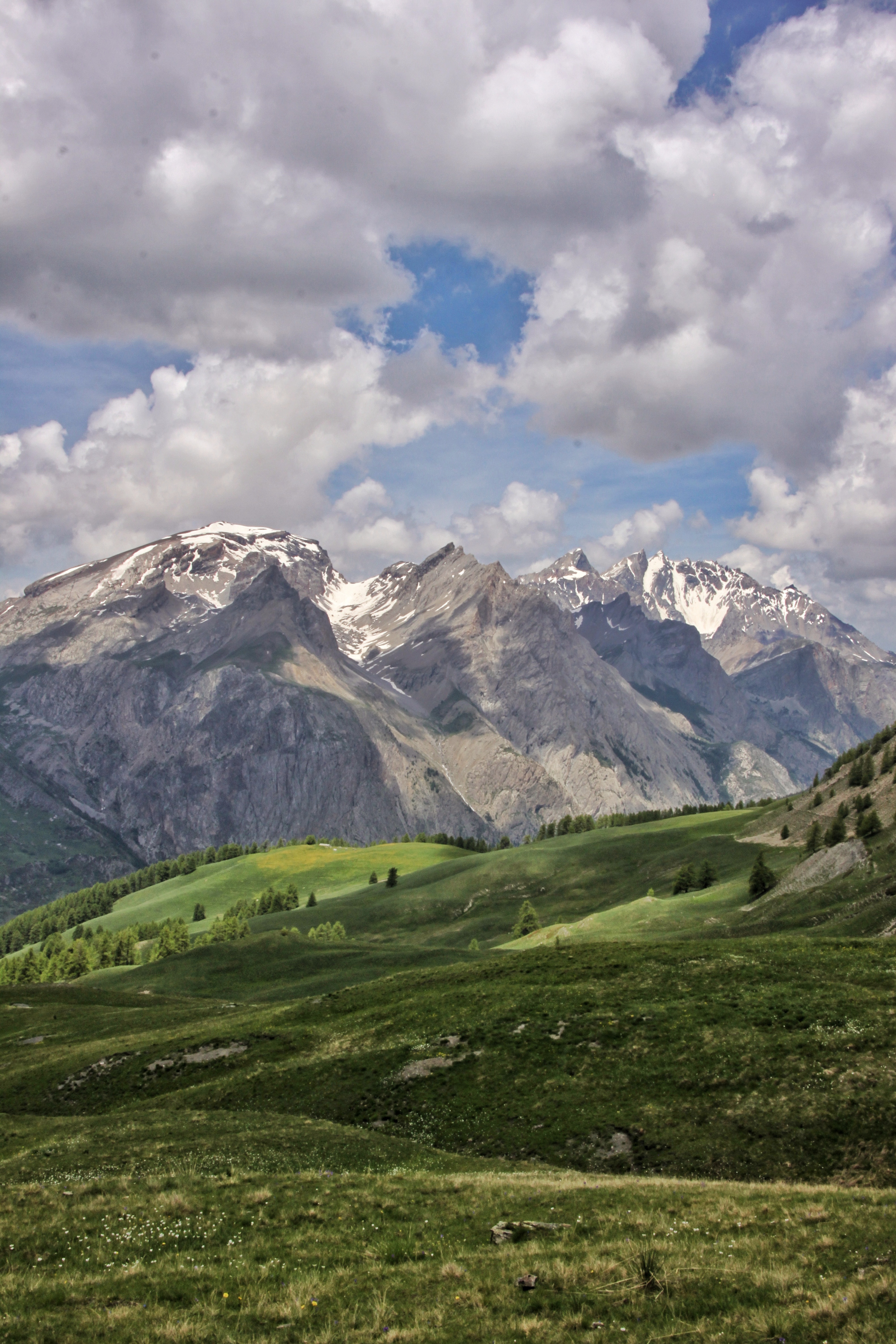 Depuis le col de Mirandol en été