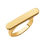 Thumbnail: Links of London Narrative 18kt Yellow Gold Vermeil Long Ring