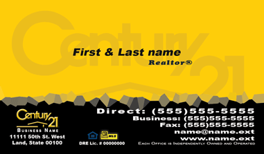 Century21 Business Card Sample
