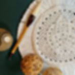 Thumbnail: Trinity Knot Macrame Table Centerpiece