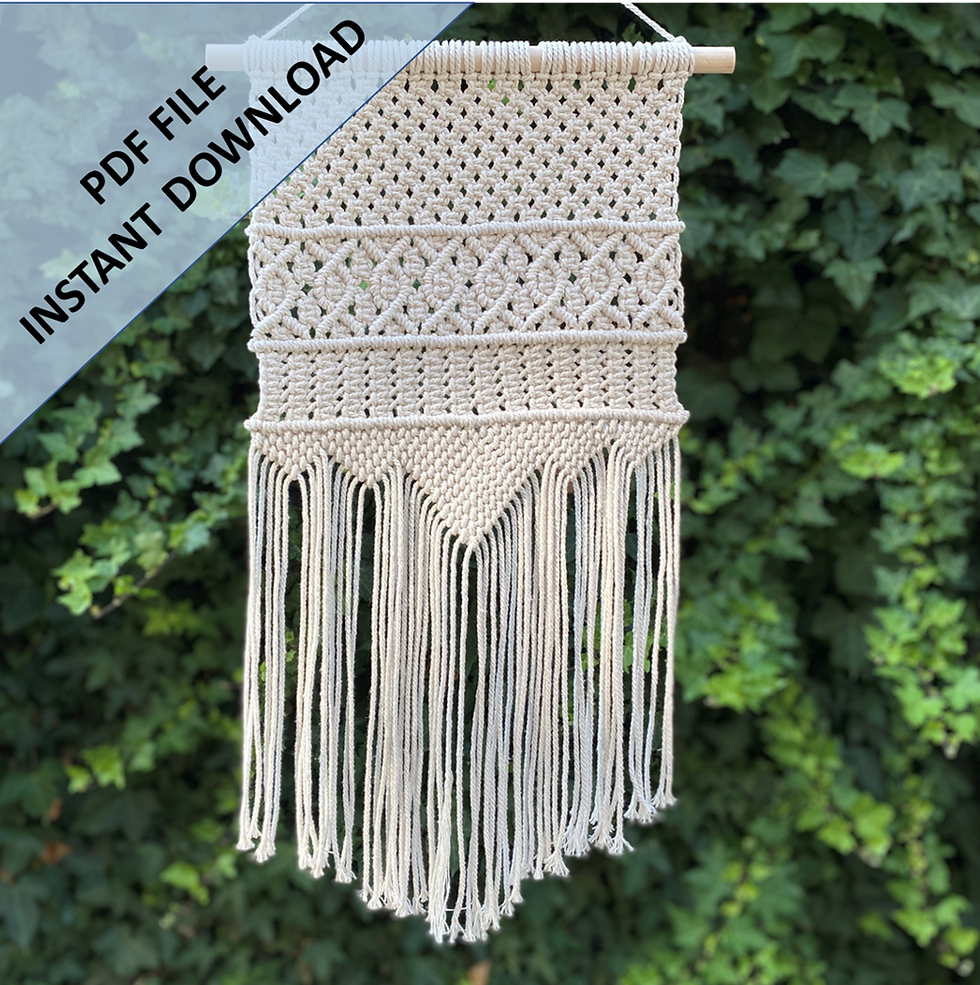 Thumbnail: 'Points' Wall Hanging Pattern