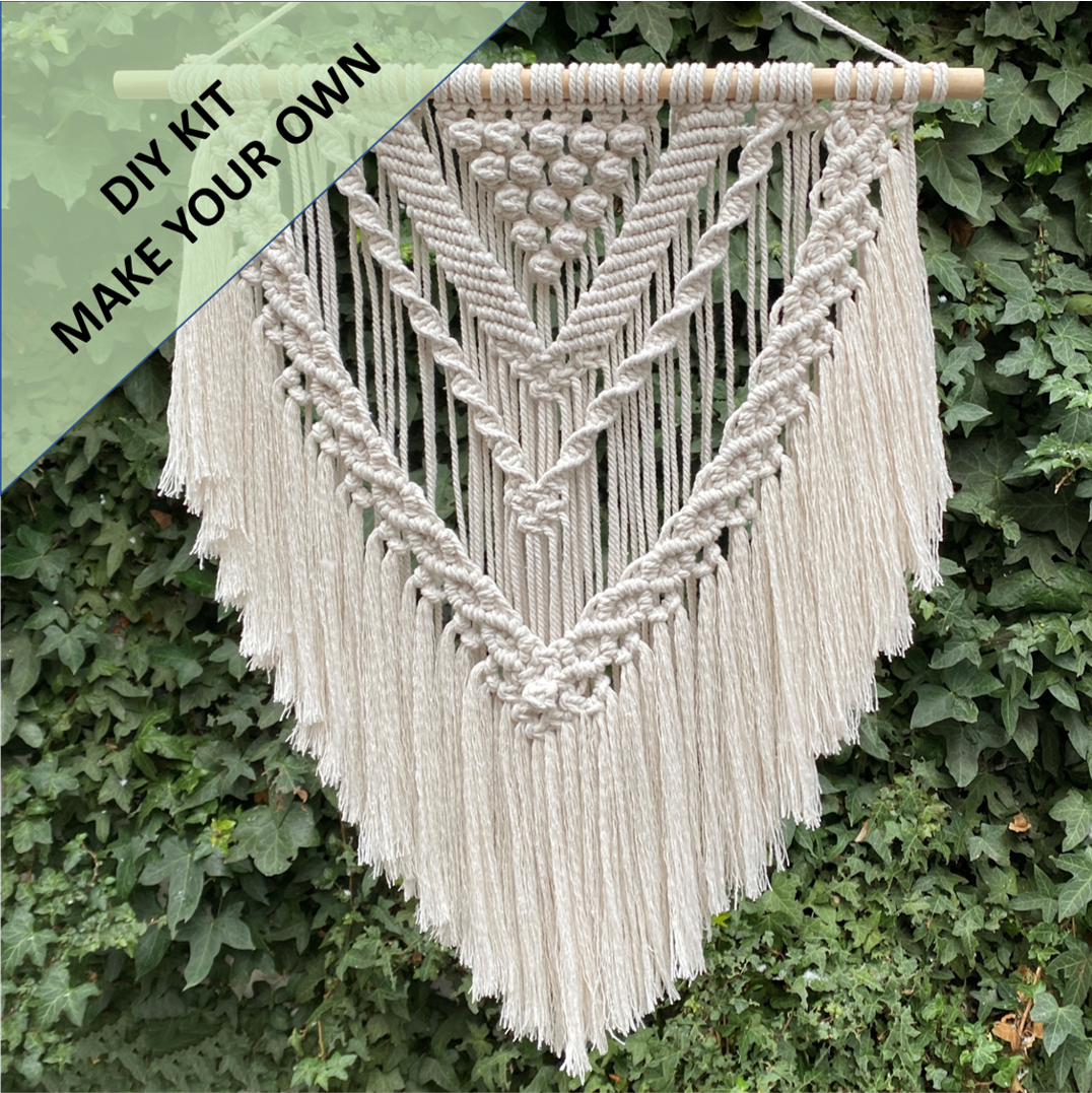 DIY Macrame Jewel Wall Hanging Kit