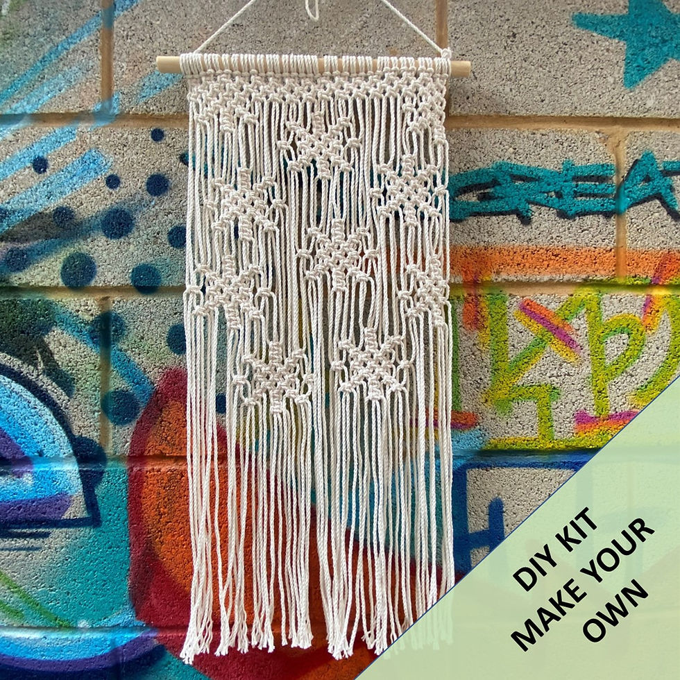 Thumbnail: DIY Macrame Stars Wall Hanging Kit