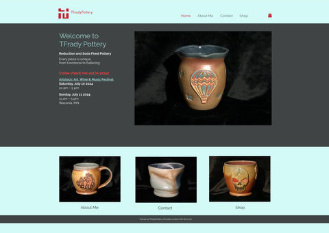Tfrady Pottery Website