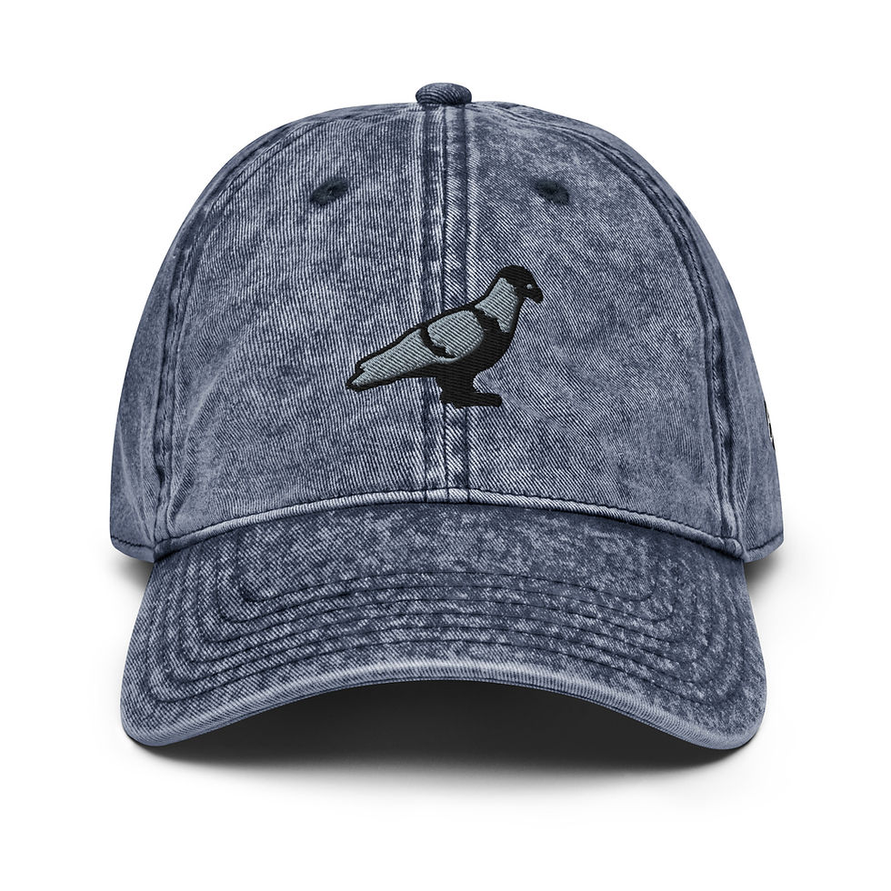 Pigeon - Minimalist Vintage Cap