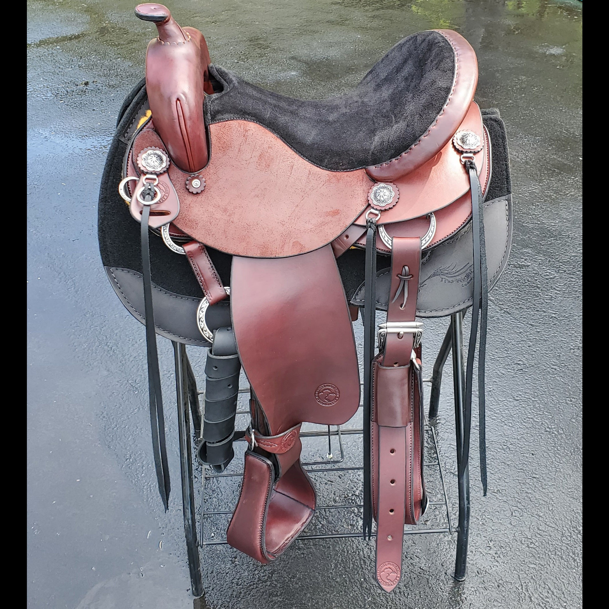 NEW 16" Custom Allegany Western All-Around with AW/ Arabian tree