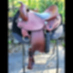 Thumbnail: 16" Custom Allegany Western All-Around saddle with D/ FQHB tree