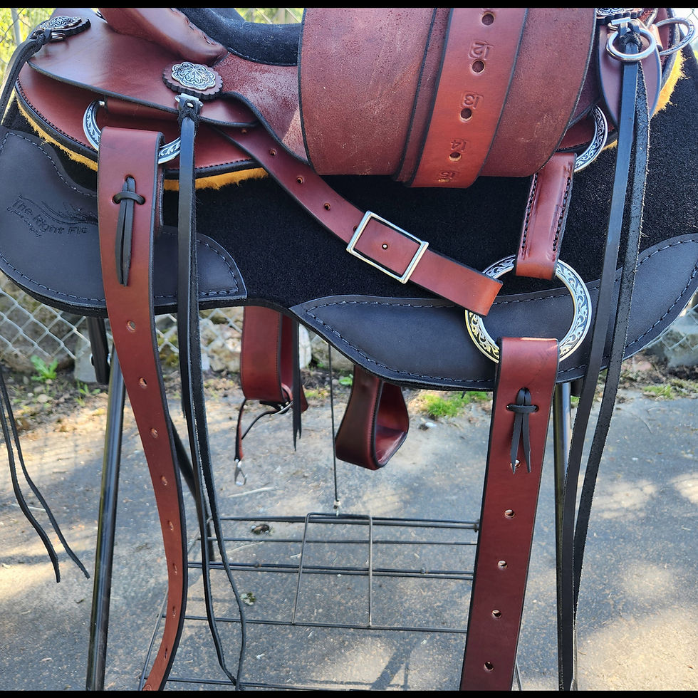 Thumbnail: NEW 16" Custom Allegany Western All-Around with AW/ Arabian tree