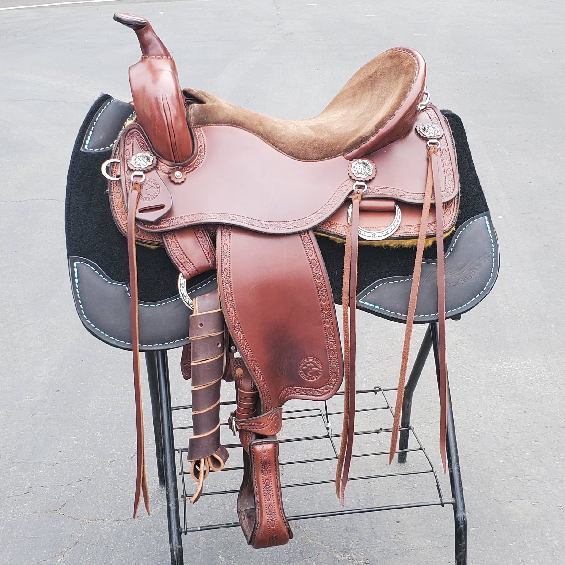 16.5" Allegany Performance FQHB "DF" Western All Around Saddle