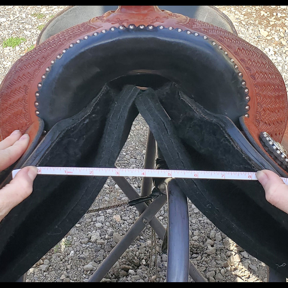 Thumbnail: 16.5” Right Fit Custom Performance Western All-Around Saddle
