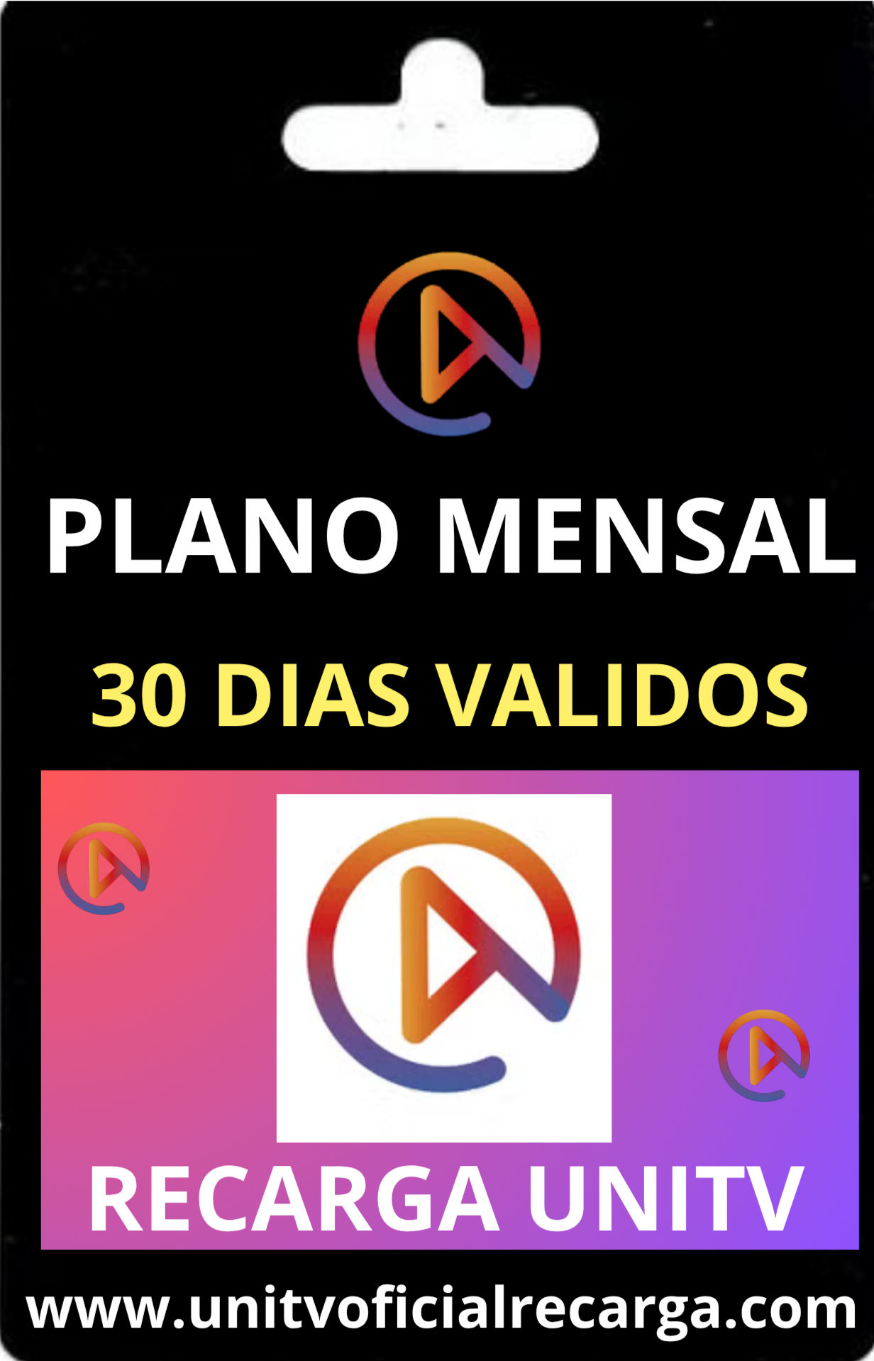 UniTV Recarga Mensal 30 Dias