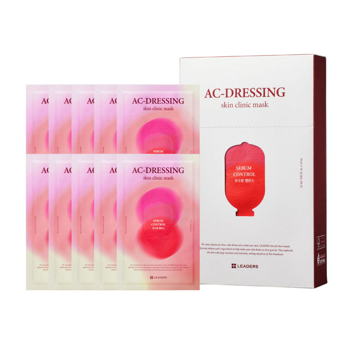 LEADERS AC-Dressing Skin Clinic Mask, 25*10