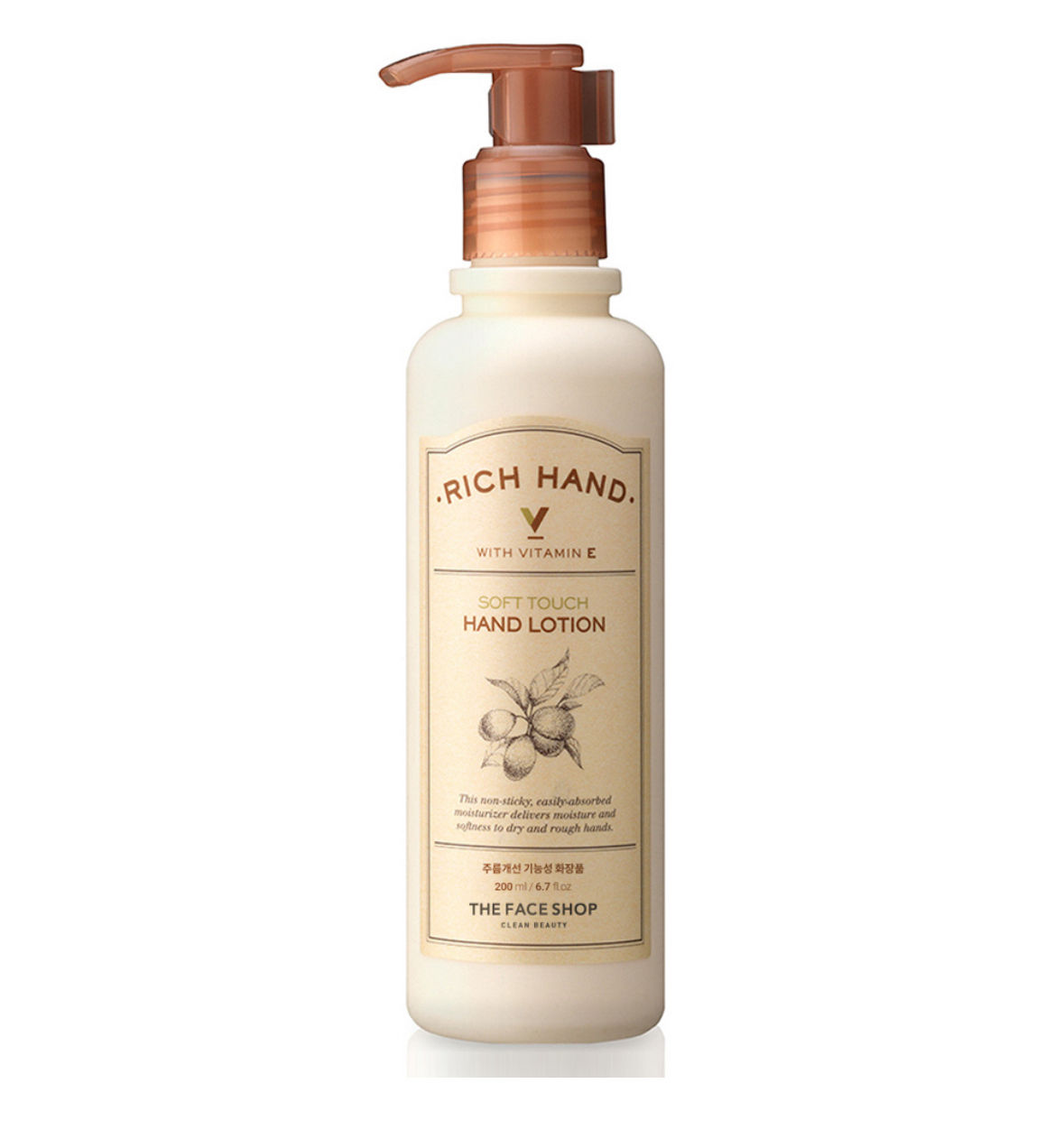 The Face Shop Rich Hand V soft touch hand lotion, 200 ml