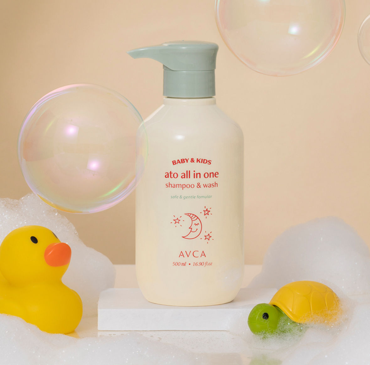 Avca Baby & Kids Ato All-in-One Shampoo & Wash unscented, 500 ml