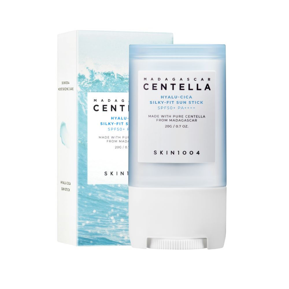 SKIN1004 Madagascar Centella Hyalu-Cica Silky-Fit Sun Stick SPF50+ PA++++, 20 g