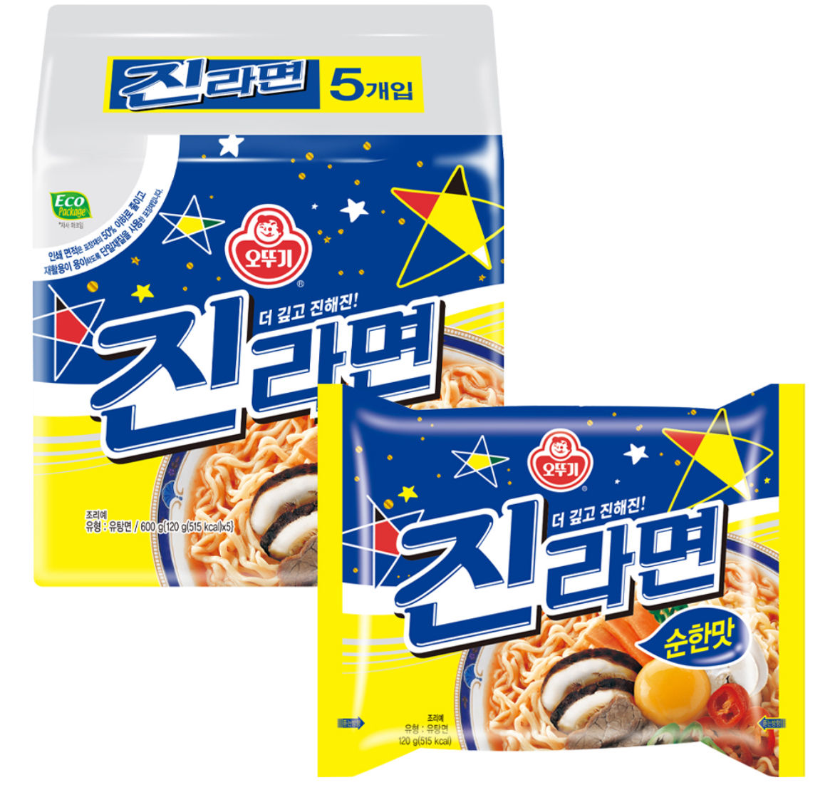 Ottogi Jin Ramen mild flavor