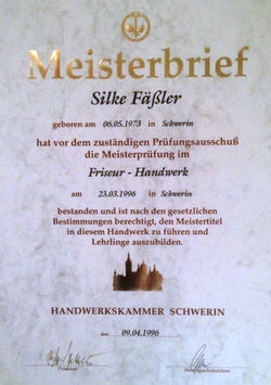 Friseur-Meisterbrief