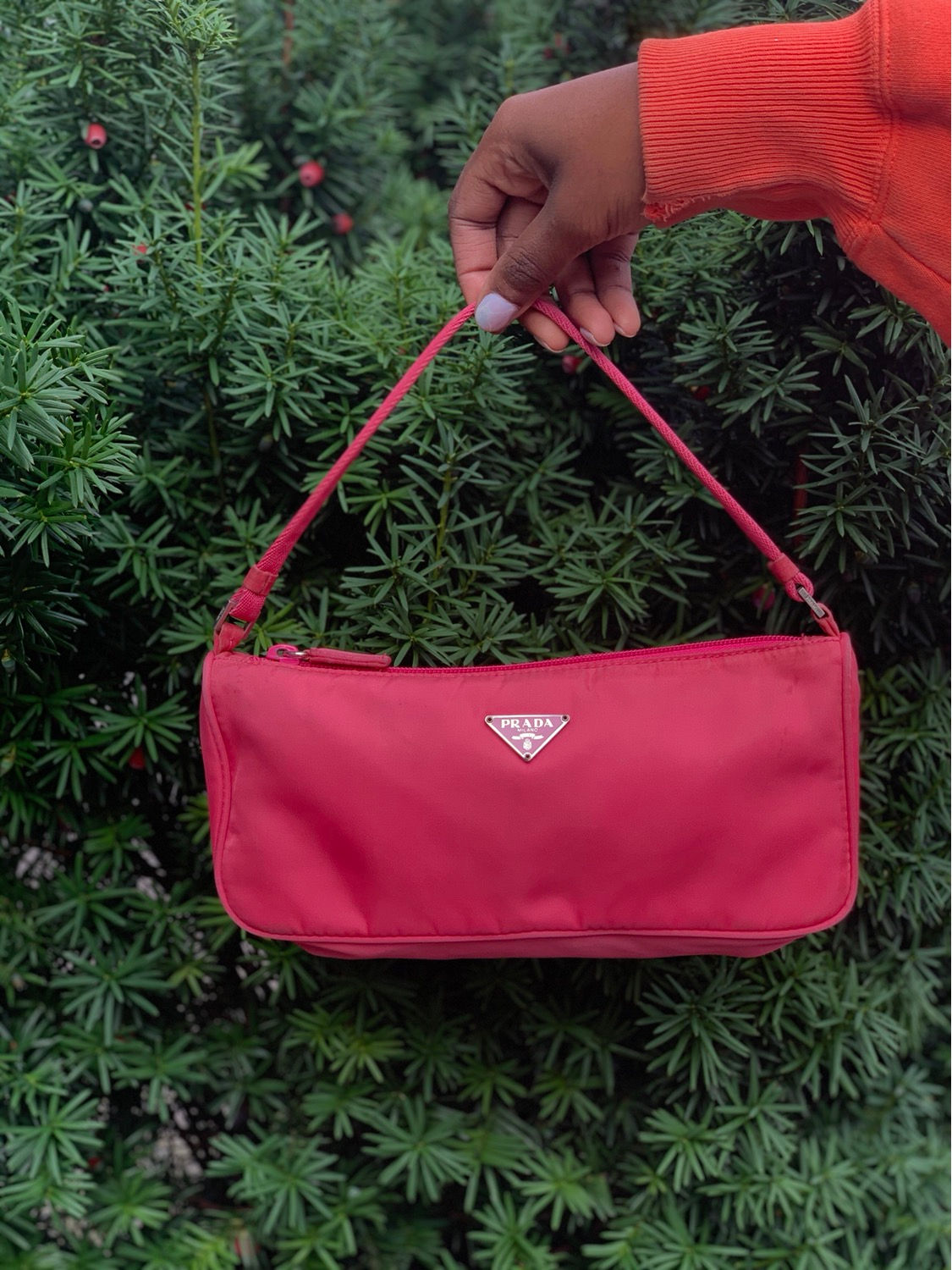 Vintage Prada Tonal Pochette 