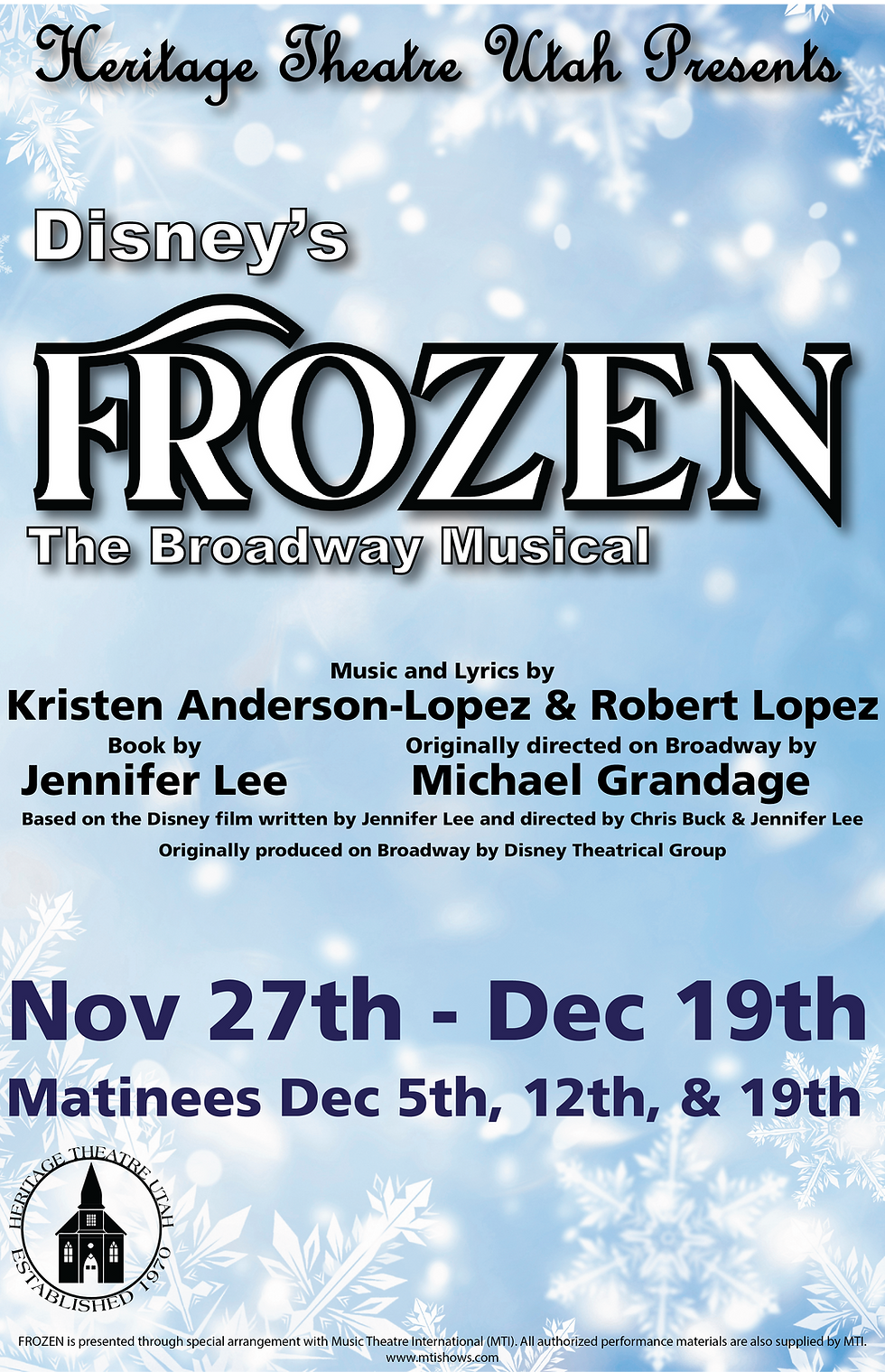 Frozen Auditions