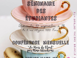 Soirée Spéciale Séminaire des Étudiantes!