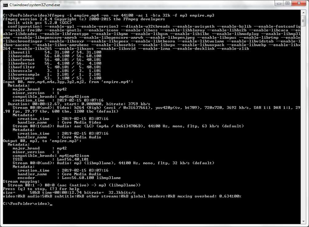 ffmpeg copy audio ffmpeg copy audio