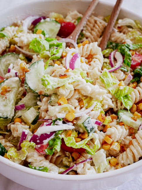 Nudelsalat griechischer Art