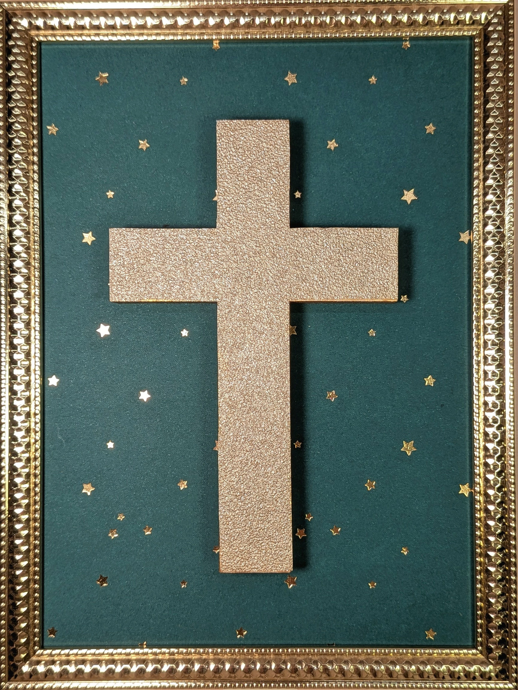 Croix encadrée petit format - Stella
