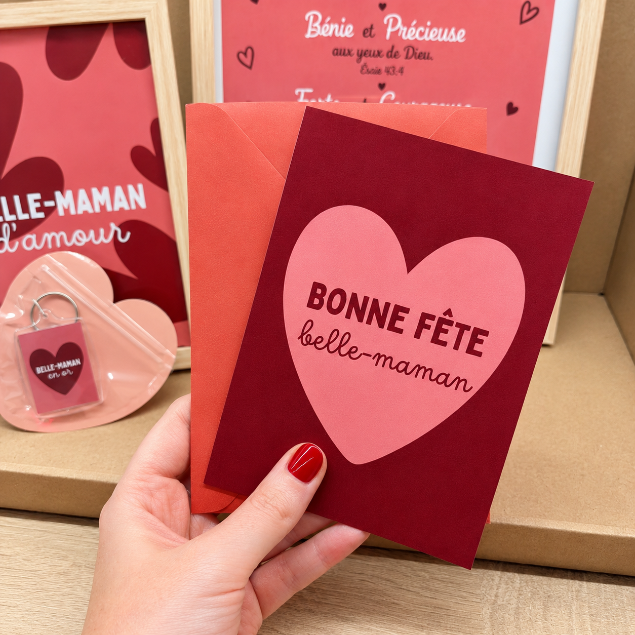 Carte fête des mère - bonne fête belle-maman