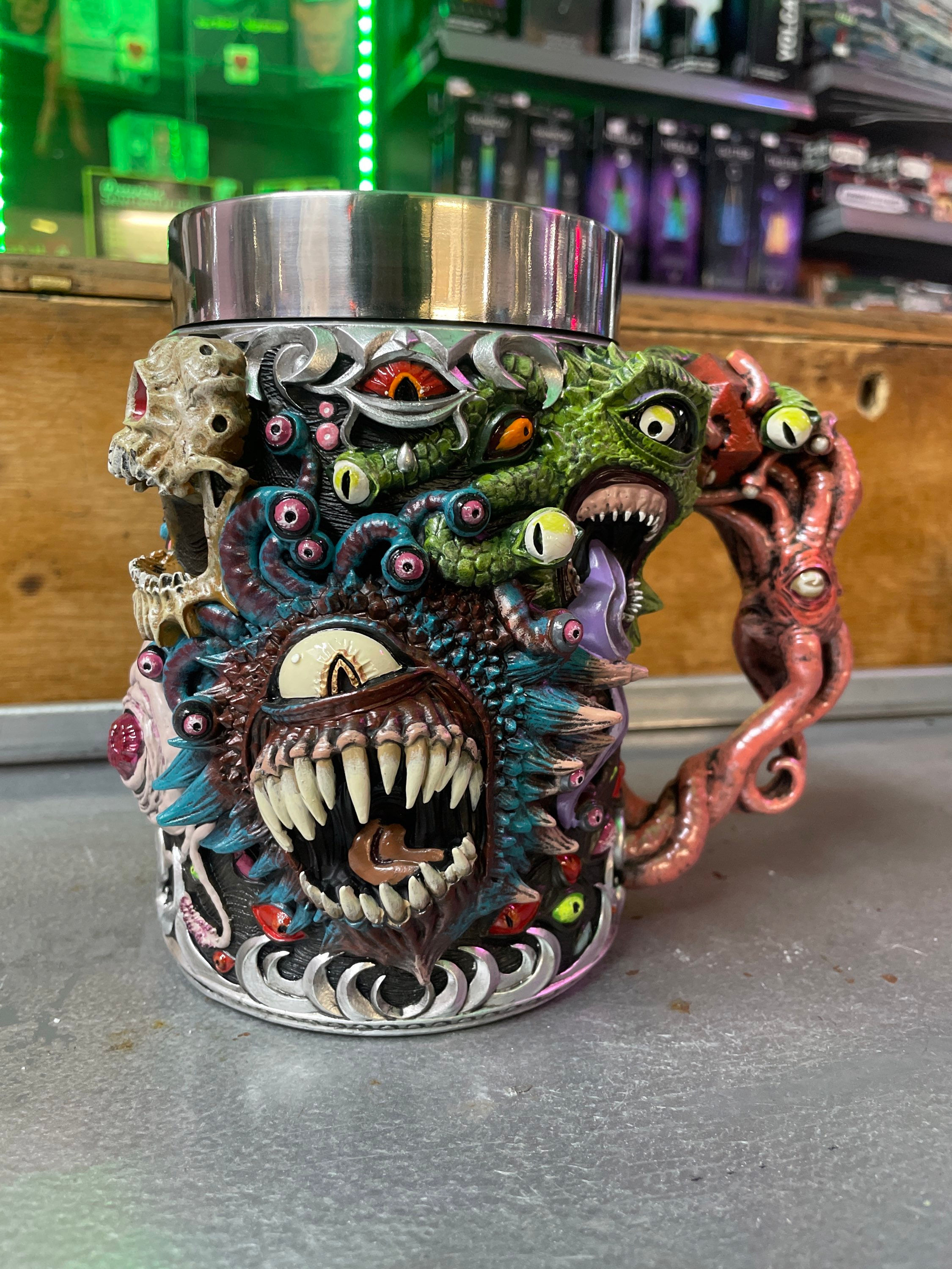 Dungeons & Deagons beholder tankard