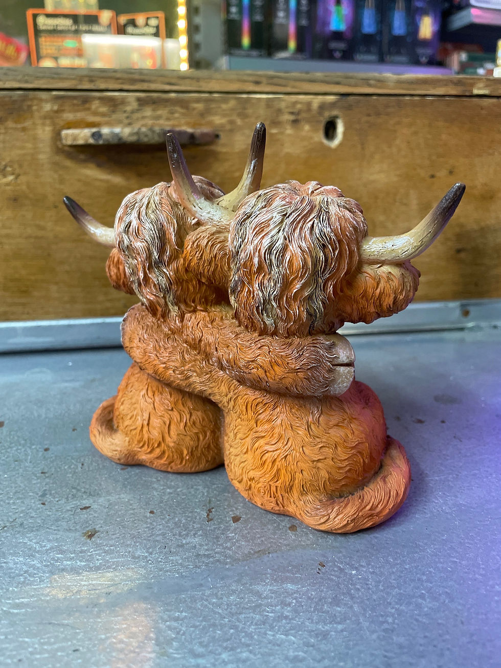 Thumbnail: Highland cows ornament