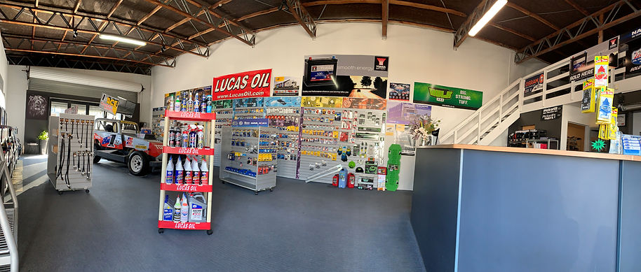Display of products available in store