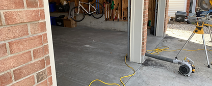 garage floor installation 