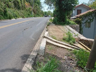 Reportan hundimiento en vía San Francisco Tlalcilalcalpan-Valle de Bravo