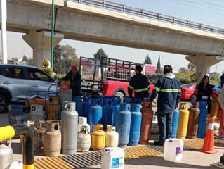 Mantenimiento en ductos baja suministro de gas LP, se registran compras de pánico