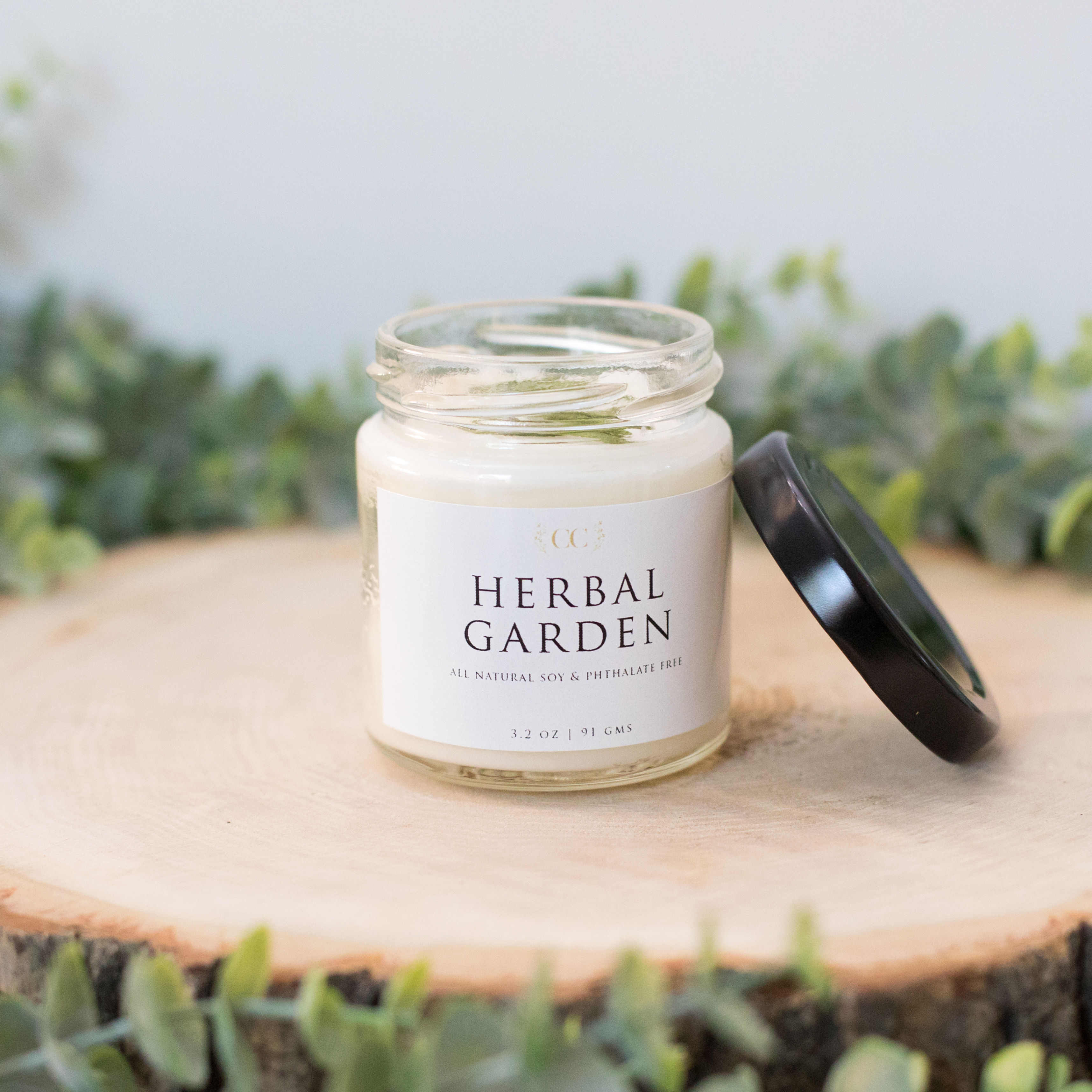 All Natural Soy Wickless Candle Jar - 3.2 oz