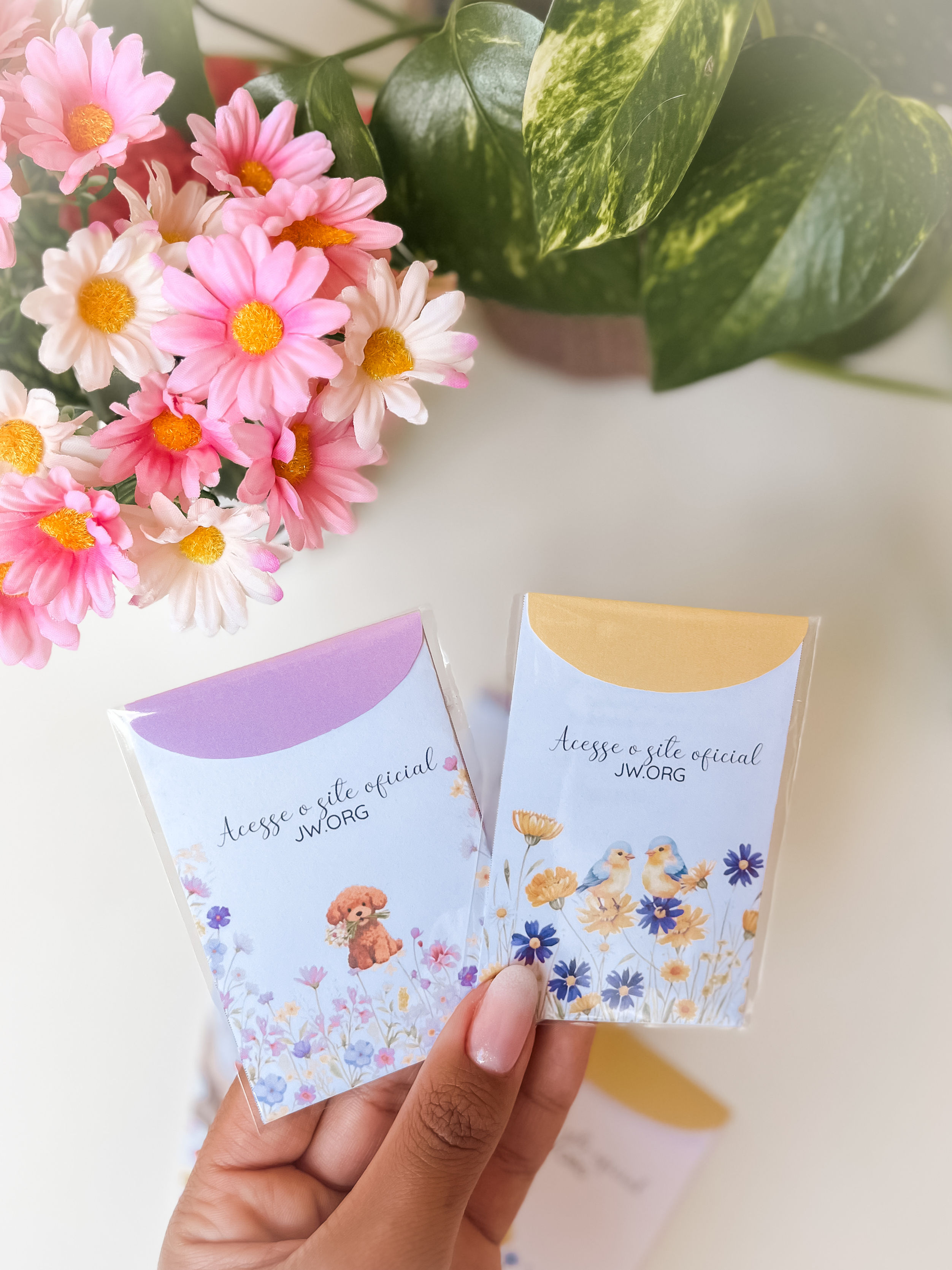 Kit Envelopinhos pro cartão do site Fofuras do Campo