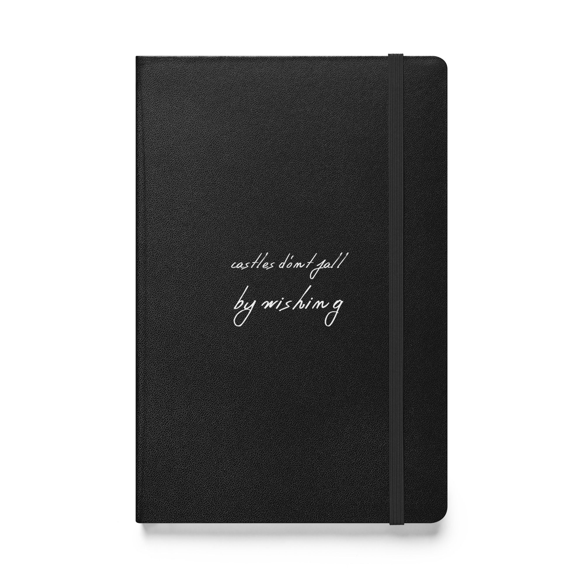 Notebook - "castles don't fall by wishing"