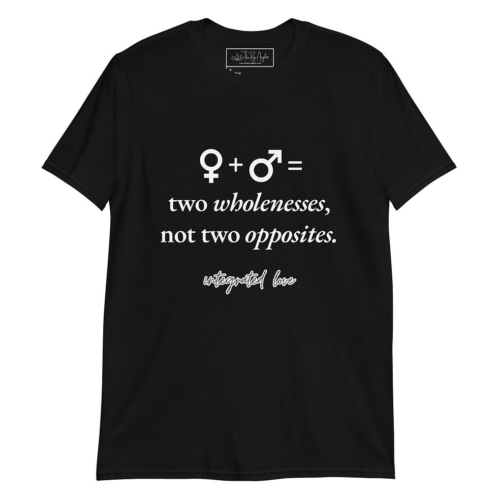 Thumbnail: Unisex t-shirt - "masculinity and femininity"