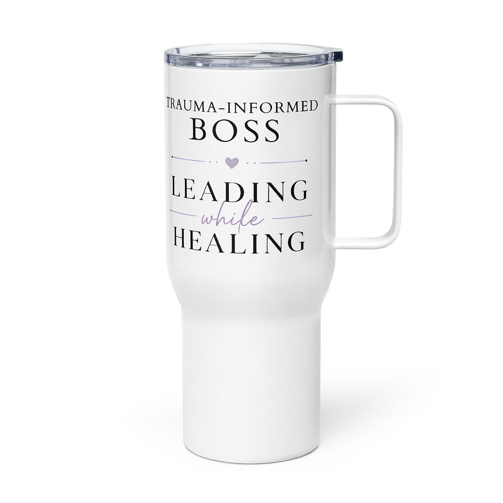Thumbnail: Travel mug with a handle - PERSONALISED
