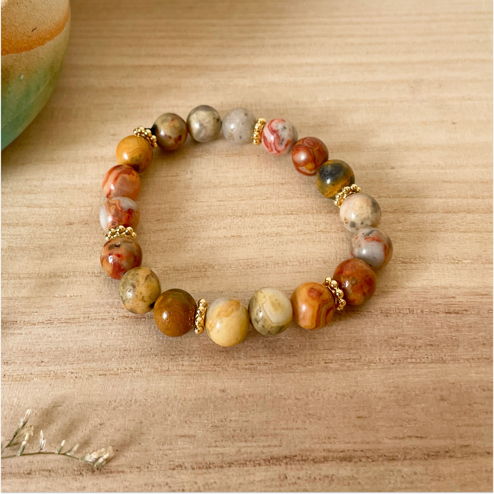 Fuji | Bracelet | Crazy Agate