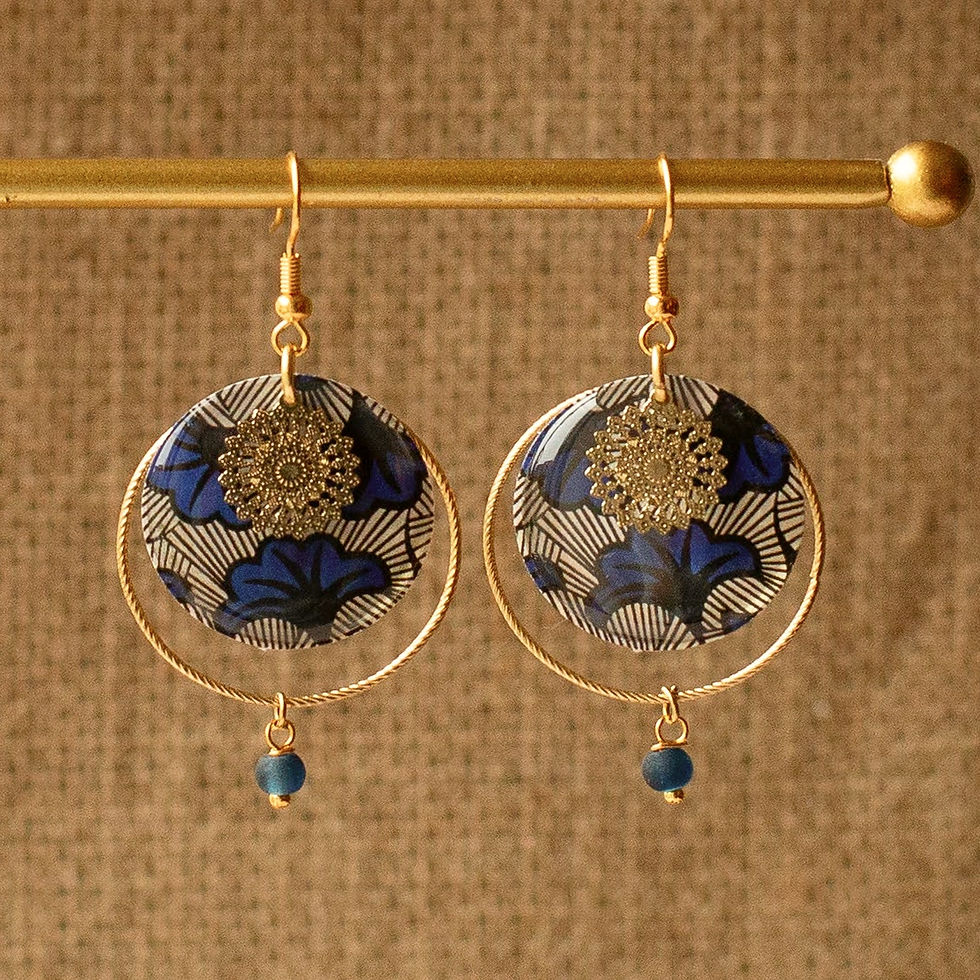 boucles d’oreilles wax