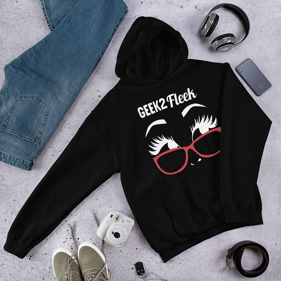 Thumbnail: Geek2Fleek Glasses Unisex Hoodie