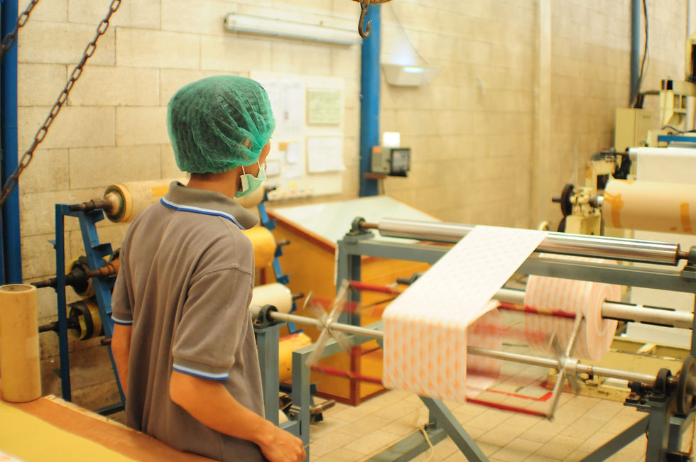 Proses Produksi Kertas Nasi Food Grade