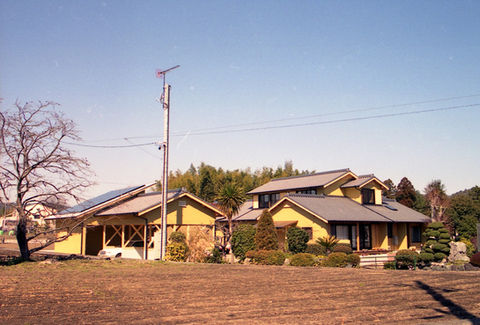 茶室と水屋のある家